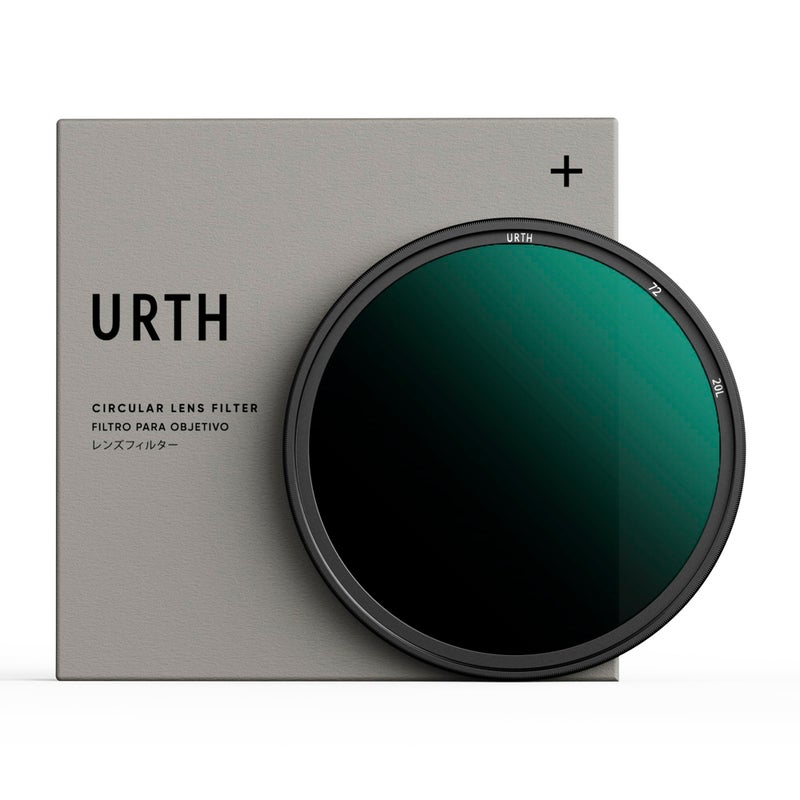 Urth 72mm ND64 (6 Stop) Lens Filter (Plus+) â€” 20-Layer Nano-Coated, Ultra-Slim Neutral Density Camera Lens Exposure Filter - Image 1